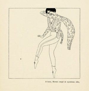 Lot 671, Auction  104, Cocteau, Jean und Iribe, Paul, Vaslav Nijinsky. Ill. Paul Iribe