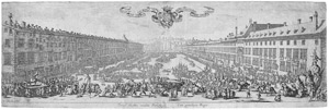 Lot 5055, Auction  110, Callot, Jacques, La Carrière de Nancy, appllée aussi la Rue Neuve de nancy