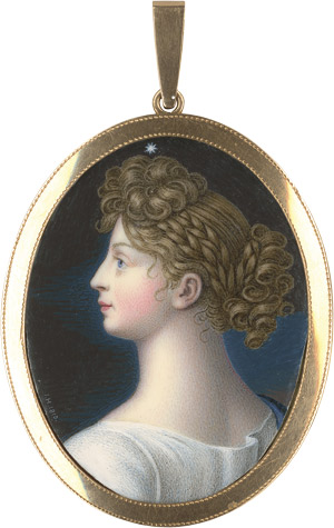 Lot 6901, Auction  111, Heusinger, Johann, Bildnis der Königin Luise im Profil nach links