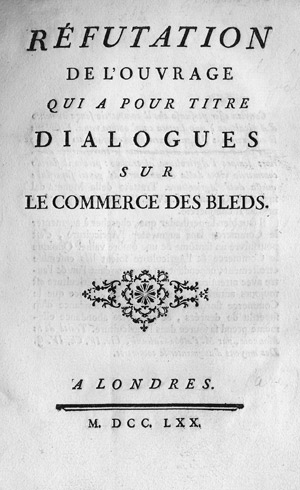 Los 1453 - Morellet, André - Réfutation de l’ouvrage qui a pour titre  - 0 - thumb