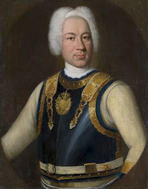 Los 6054 - Deutsch - um 1730/40. Bildnis eines preußischen Offiziers im Kürass des Preußischen Leib-Regiments, 3. Kürasserie Regiment - 0 - thumb