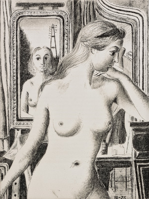 Lot 3290, Auction  118, Jacob, Mira und Delvaux, Paul, Paul Delvaux. Das graphische Werk