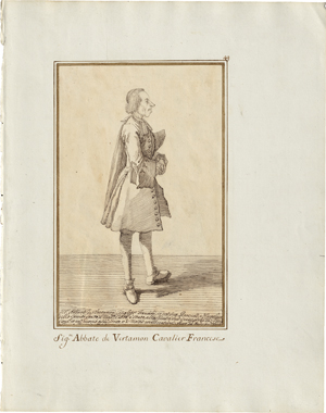 Lot 6696, Auction  121, Ghezzi, Pier Leone, Sig.re Abbate de Vertamon Cavalier Francese