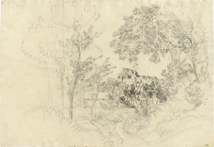 Lot 6740, Auction  121, Rebell, Josef, Ischia: Blick auf das Castello Aragonese