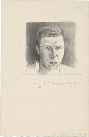 Lot 7302, Auction  121, Hockney, David, Don Cribb