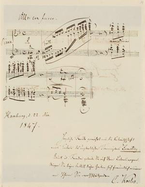 Lot 2499, Auction  122, Strauß, Johann (Vater), Musikal. Albumblatt