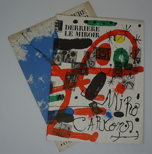 Lot 3260, Auction  122, Derrière le Miroir und Miró, Joan, Nr 128. Peintures murales (und Nr. 151/152 - J. Miró)