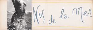 Lot 3673, Auction  122, Clergue, Lucien, Nus de la mer
