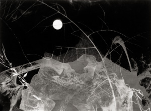 Lot 4288, Auction  122, Wendlandt, Kurt, Aus dem 'Ossian'-Zyklus: Siehe der Mond erscheint, die Felsen stehen grau" (Lichtgraphik - Fotogramm, Solarisation