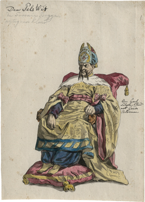 Lot 6723, Auction  122, Jelgerhuis, Johannes, Kostümstudie mit einem Chinesen 