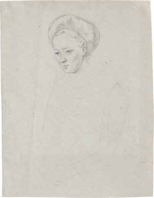 Lot 6634, Auction  123, Overbeck, Friedrich - zugeschrieben, Bildnis einer jungen Frau