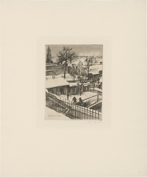 Lot 7118, Auction  124, Müller, Richard, Schneelandschaft