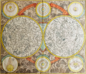 Los 26 - Schenck, Peter - Planisphaerium Coeleste. Kolorierter Kupferstich. Amsterdam, P. Schenck, 1710 - 0 - thumb