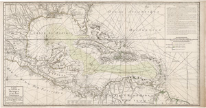 Los 45 - Buache, Jean-Nicolas - Carte du Golphe du Mexique et des Isles Antilles. Jean Claude Dezauche, 1780 - 0 - thumb