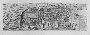 Los 59 - Boisseau, Jean - Description de la ville de Ierusalem. Kupferstichkarte. Paris, Jean Boisseau, Nachdruck 1689 - 0 - thumb