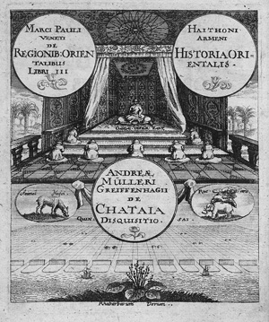 Los 70 - Orientalische Historie - Sammelband aus 3 lateinischen Schriften. Meist Berlin, verschiedene Verlage, 1671. - Orientalische und Chinesische Bräuche und Sitten - 0 - thumb