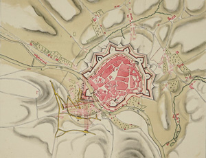 Los 168 - Egra - 2 gezeichnete und kolorierte Stadtpläne. Um 1780 - 0 - thumb