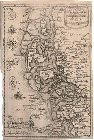 Los 173 - Heimreich, Anton - Ernewerte Nordfresische Chronick. Schlewsig, Holwein, 1668. - Zweite Ausgabe der seltenen Chronik Nordfrieslands - 0 - thumb