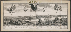 Los 212 - Busch, Georg Paulus - Der königl. Residentz-Stadt Berljn Nordliche Seite. 1771. - Dekorative Panorama Ansicht der Stadt Berlin - 0 - thumb