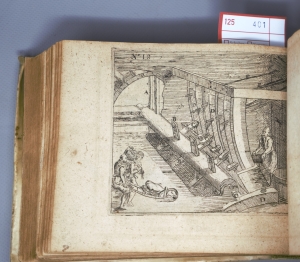 Los 401 - Leupold, Jacob - Theatrum machinarum. - Leipzig, Erben H. Grossen d. J., 1621-1636. - "Die letzte große deutsche Zusammenfassung des gesamten Maschinenwesens vor dem Einzug der neuen Kraft- und Arbeitsmaschinen" - 9 - thumb