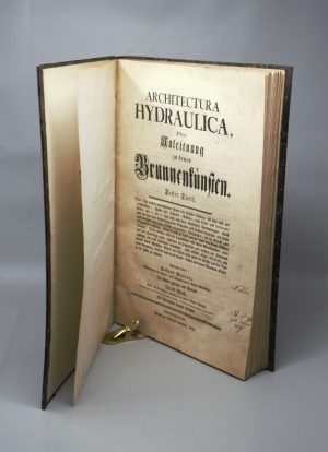 Los 408 - Walter, Caspar - Architectura hydraulica. Augsburg, Späth, 1765. - Erste Ausgabe - 2 - thumb