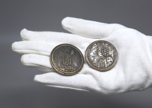 Los 421 - Jud Süß-Schraubthaler und Oppenheimer, Joseph Süß - Schraubtaler mit dem Porträt Joseph Süß Oppenheimers. Süddeutschland um 1738 - 14 - thumb