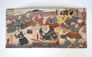 Los 608 - Kuniyoshi, Utagawa - "Musha-e" (japonice: Kriegsmalerei). Edo (Tokio) 1849-1850 - 2 - thumb