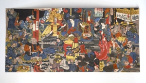 Los 608 - Kuniyoshi, Utagawa - "Musha-e" (japonice: Kriegsmalerei). Edo (Tokio) 1849-1850 - 3 - thumb