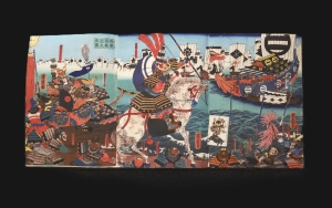 Los 608 - Kuniyoshi, Utagawa - "Musha-e" (japonice: Kriegsmalerei). Edo (Tokio) 1849-1850 - 4 - thumb