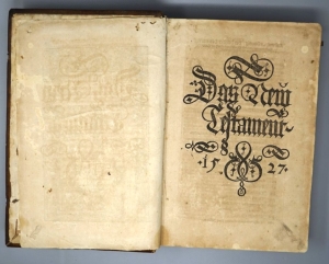 Los 717 - Biblia germanica - Das naw testament nach lawt der Christlichen Kirchen bewerten text - 7 - thumb