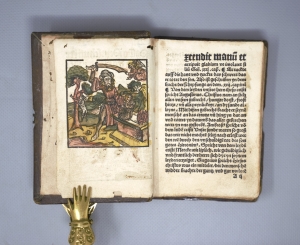 Los 764 - Passio Deutsch - mit erclerung des texs der vier ewangelisten. Leipzig, Martin Landsberg, 1506. - Nicht im VD16 - 3 - thumb