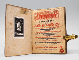 Lot 765, Auction  125, Penot, Bernard Georges, Theophrastisch vade mecum. Magdeburg, Johan Francken, 1597. - Erste deutsche Ausgabe