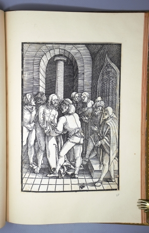 Los 779 - Schäufelein, Hans und Pinder, Ulrich - Speculum passionis domini nostri Ihesu christi. Daraus 17 Holzschnitte. Nürnberg wohl 1507 - Prachtvolle Drucke - 8 - thumb