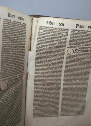 Los 788 - Themeswar, Pelbartus de - Stellarium Corone benedicte marie virginis. Augsburg, J. Otmar und J. d.J. Schönsperger, 1502 - Erste Ausgabe aus der Augsburger Offizin von Otmar und Schönsprenger - 7 - thumb