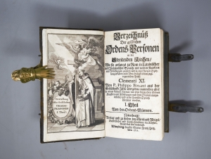 Los 812 - Bonanni, Filippo - Verzeichnüß der geistlichen Ordens-Personen in der streitenden Kirchen. Würzburg und Nürnberg, Martin Franz Hertz für Christoph Weigel, 1711 - 2 - thumb