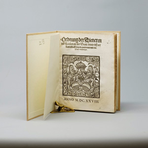 Lot 815, Auction  125, Bullinger, Heinrich, Ordnung der Dieneren der Kilchen in der Statt unnd uff der Landtschafft Zürich. Zürich 1628