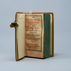 Lot 832, Auction  125, Pollio, Lucas, Vom Jüngsten Gericht/ Zehen Fasten Predigten. Leipzig, David Albrecht, 1602