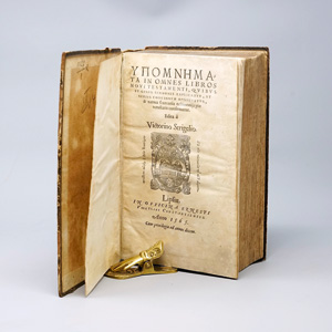 Lot 843, Auction  125, Strigel, Victorin, Hypomnemata (graece) in omnes libros Novi Testamenti. Leipzig Ernst Vögelin, 1565