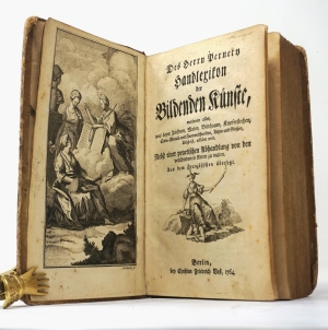 Los 895 - Pernety, Antoine-Joseph - Handlexikon der bildenden Künste. Berlin, Christian Friedrich Voß, 1764. - Erste deutsche Ausgabe - 1 - thumb
