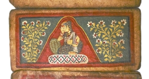 Los 1090 - Krishna Legende - Devanagari-Handschrift. Fragment einer indischen Miniaturen-Handschrift. Wohl Nordindien 19. Jahrhundert  - 7 - thumb