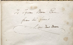 Lot 1517, Auction  125, Brown, David Peter, Sertorius: Or, the Roman Patriot. A Tragedy. Philadelphia 1836. - Mit Verfasserwidmung