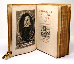Lot 1557, Auction  125, Gennaro, Giuseppe Aurelio di, Carmina. Neapel, J. de Simone, 1742. - Erster Druck der Lyriksammlung
