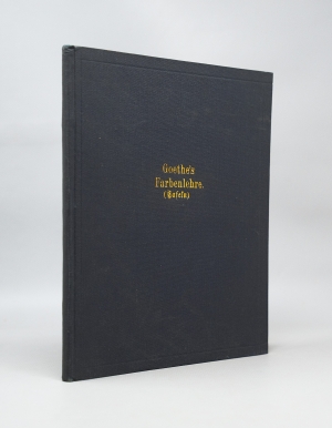 Los 1574 - Goethe, Johann Wolfgang von - Sechzehn Tafeln zu Goethe's Farbenlehre. Stuttgart und Tübingen, J. G. Cotta, 1842. Erste Ausgabe dieser Ergänzung zur "Ausgabe letzter Hand" - 1 - thumb