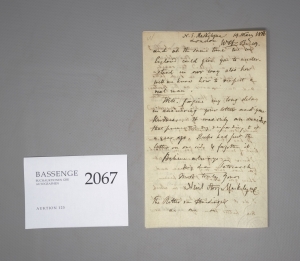 Los 2067 - Maskelyne, Nevil Story - Brief aus dem British Museum. 1866 - 3 - thumb