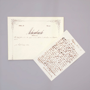 Lot 2120, Auction  125, Achenbach, Andreas, Brief an einen Freund. 1861
