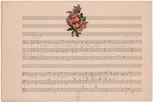Lot 2155, Auction  125, Humperdinck, Engelbert, Musikmanuskript mit Widmung. 1890
