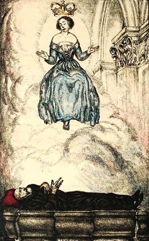 Lot 3014, Auction  125, Arnim, Ludwig Achim von und Divéky, Josef von - Illustr., Isabella von Ägypten. Mit Lithographien von J. v. Divéky. Wien, A. Schroll, 1918. Vorzugsausgabe