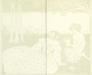 Lot 3023, Auction  125, Hofmannsthal, Hugo von, Das kleine Welttheater. Leipzig, Insel, 1903. - Erste Ausgabe. Einband von A. Beardsley