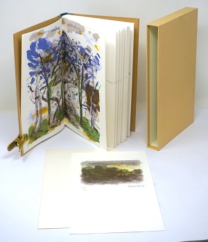 Los 3102 - Fontane, Theodor - Landpartien. Witzwort, Quetsche, 1999. - Mit 13 Lithografien von H. Metzkes. 22 Exemplare (Ausgabe C) - 1 - thumb