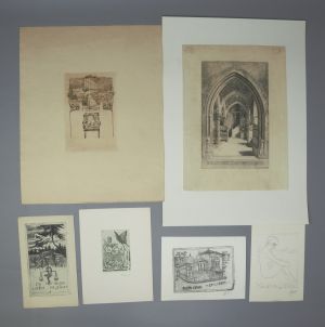 Los 3436 - Exlibris - Konvolut von ca. 500 deutschen und ungarischen Exlibris. Deutschland und Ungarn 1901-1943 - 2 - thumb